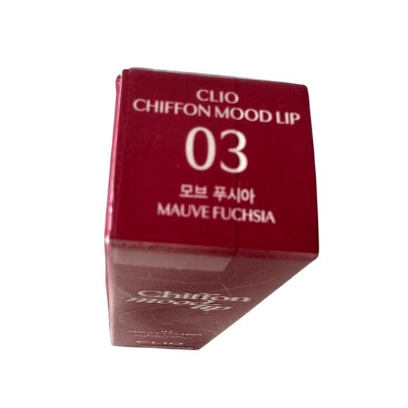 NIB Clio Chiffon Mood Lip 3 Mauve Fuchsia 3.2g - Picture 4 of 8